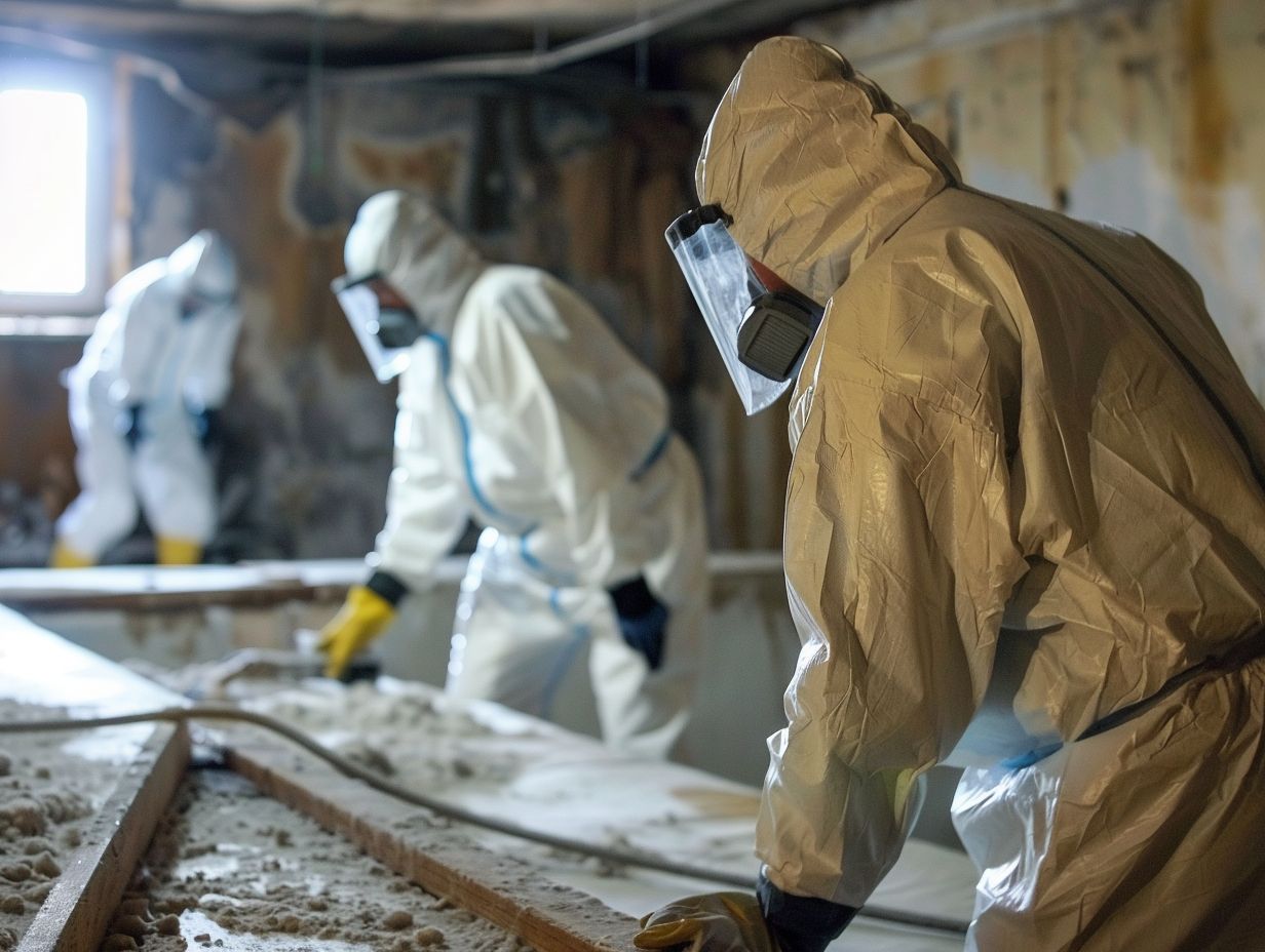 Emergency asbestos removal service